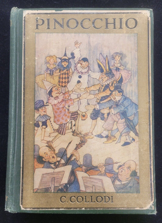 Adventures of Pinnochio by Carlo Collodi 1921 Golden Books for Children Series