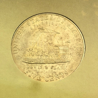 2004 2005 10 Coin Gem BU Westward Series Nickel Coll Whitman Frame Gold Plated