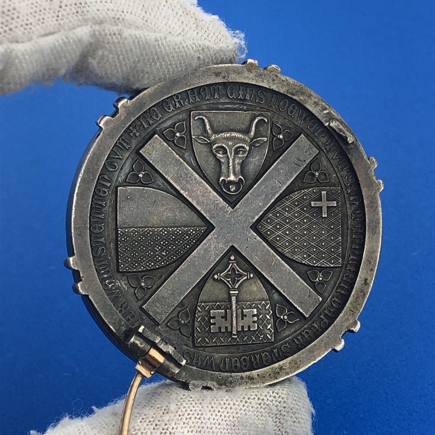 Sterling Silver 925 Battle of Sempach Switzerland 1885 Commemorative Coin Medal