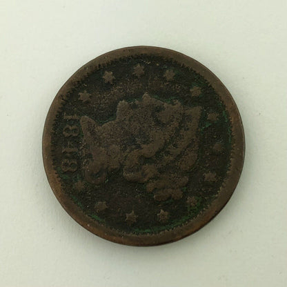 1848 P Liberty Head Braided Hair Large Copper Cent Better Philadelphia Mint Coin