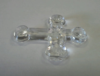 Waterford Crystal Cross Ornament Comes with Pouch