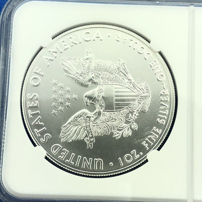 2020 U.S. State Series $1 American Silver Eagle NGC Mint State 70 Michigan Auto