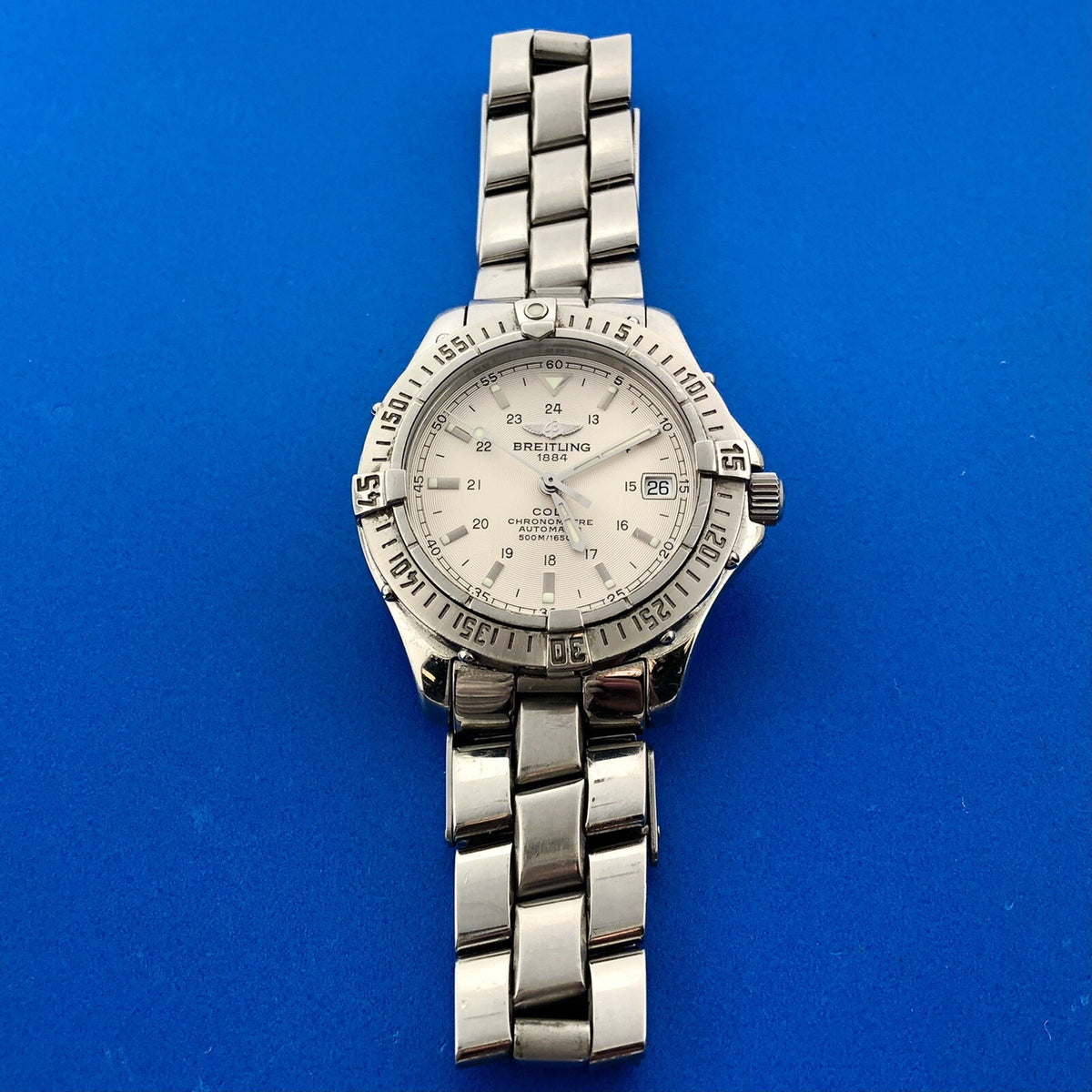 Breitling 1884 Colt Automatic A17350 Men's Stainless Steel Watch