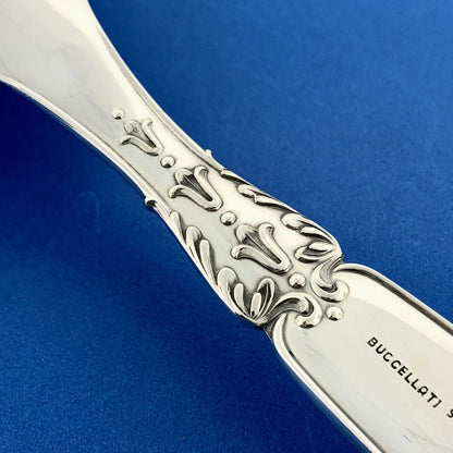 Buccellati Anacapri Italian 925 Sterling Silver Salad Server Serving Fork 9-3/4"