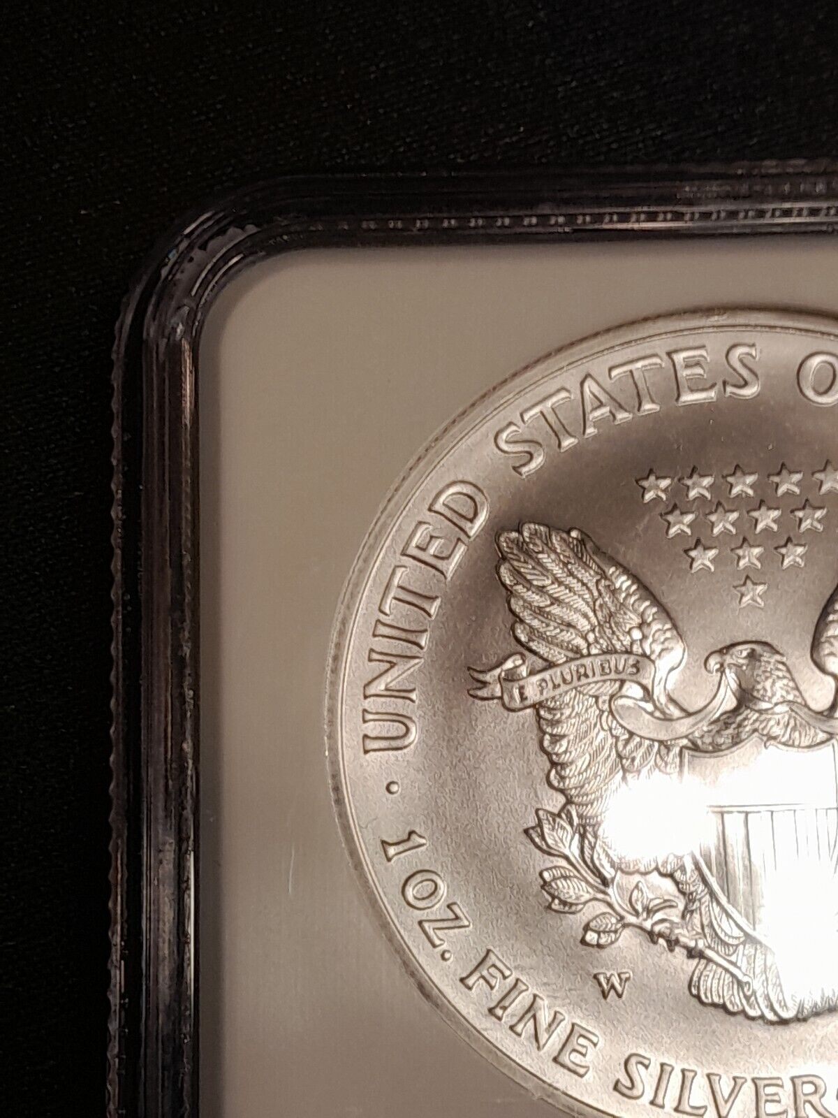 2008 W Eagle Silver $1 Reverse of 2007 MS 70 NGC Ultra Rare