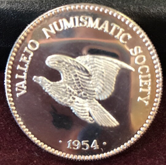 Vallejo Numismatic Society .999 1 Oz Silver Commemorative Round Undated