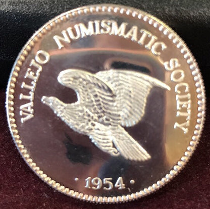 Vallejo Numismatic Society .999 1 Oz Silver Commemorative Round Undated