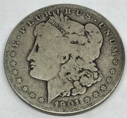 1901 S Morgan Silver Dollar Better Key Rare San Francisco Mint Coin #2