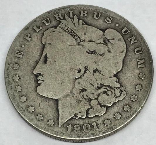 1901 S Morgan Silver Dollar Better Key Rare San Francisco Mint Coin #2