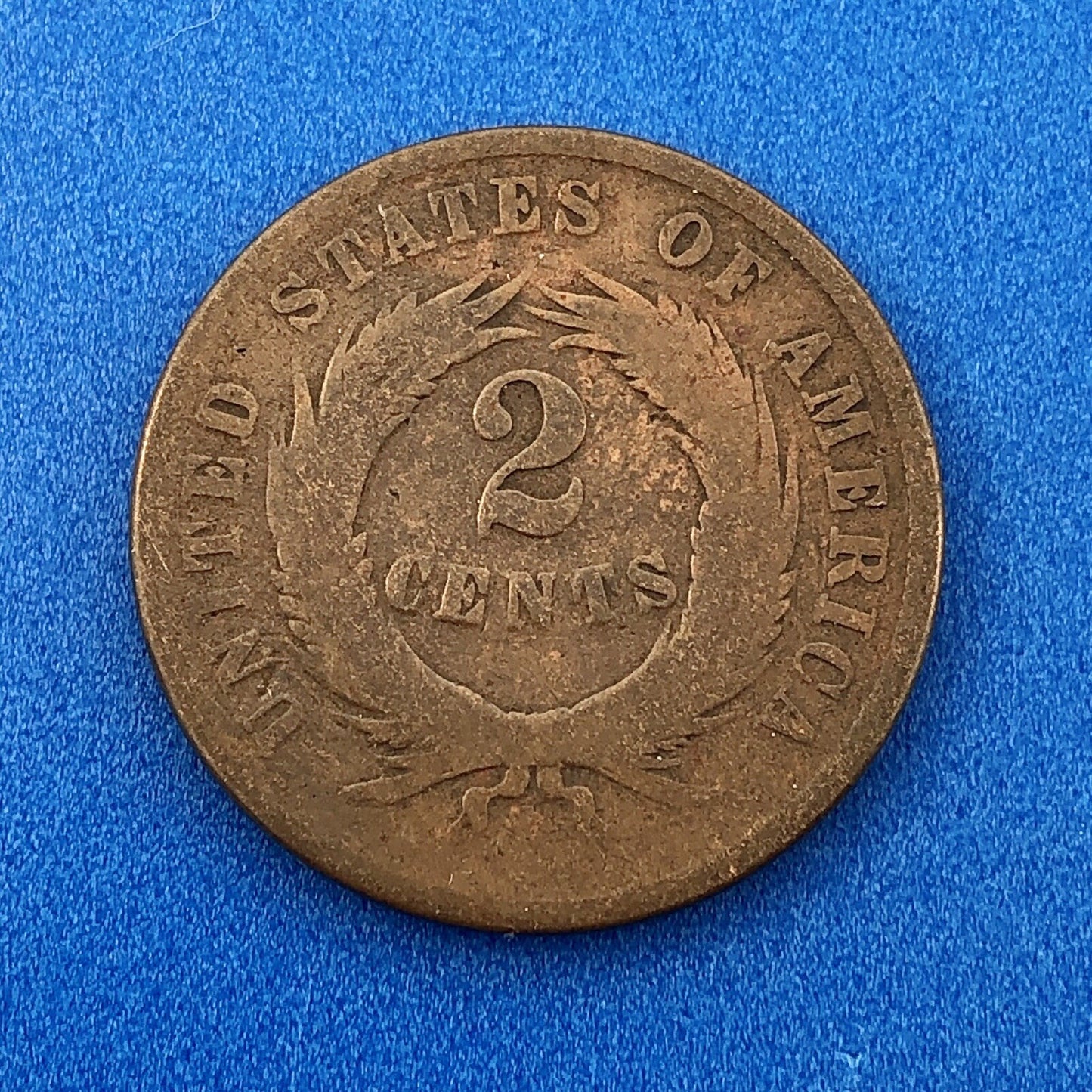 1866 P Bronze Two-Cent Piece Three Coin Mixed Date Union Shield Philadelphia Lot