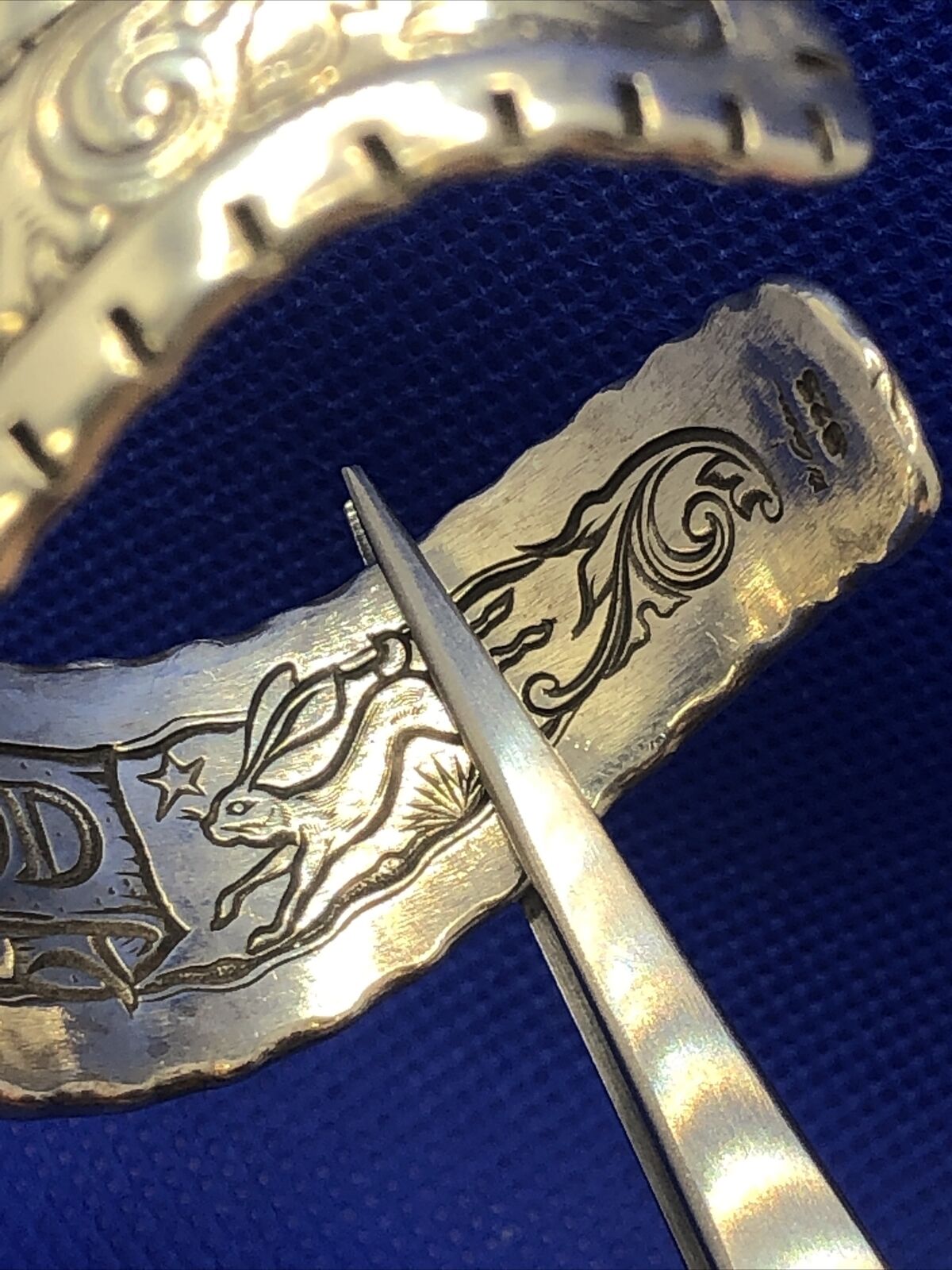 Sterling Silver Multi Stone Life is Good Scroll Design Wavy Open Cuff Bracelet