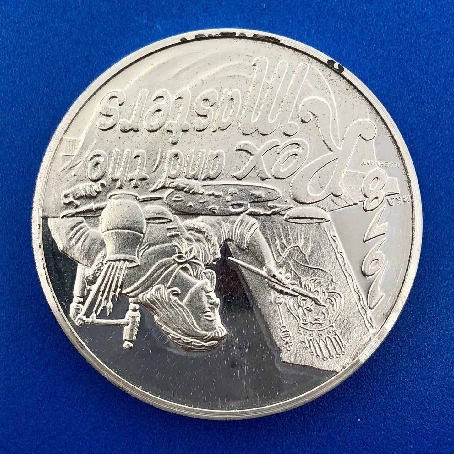 1978 Krewe of REX 999 Silver Mardi Gras Doubloon Rex And The Masters