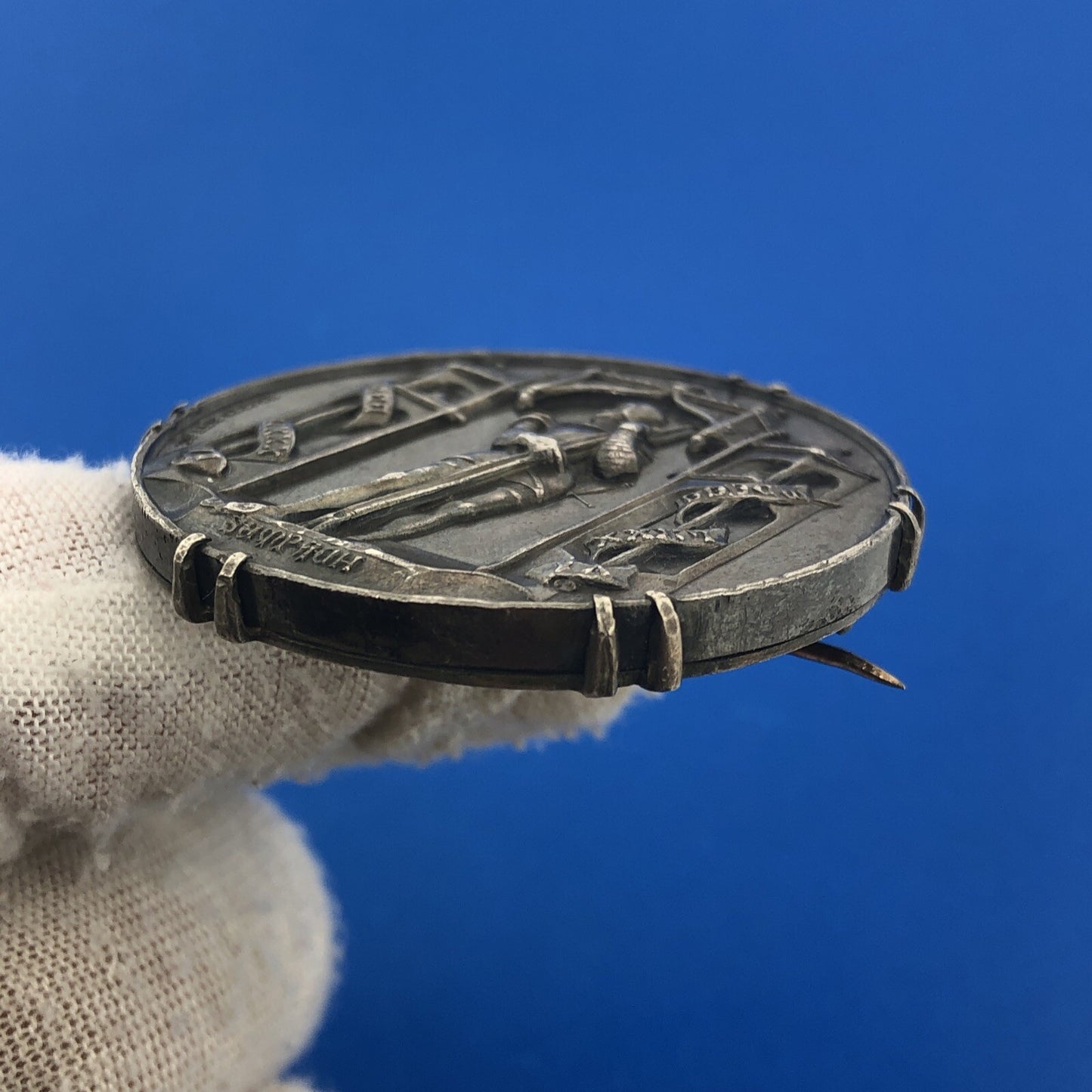 Sterling Silver 925 Battle of Sempach Switzerland 1885 Commemorative Coin Medal