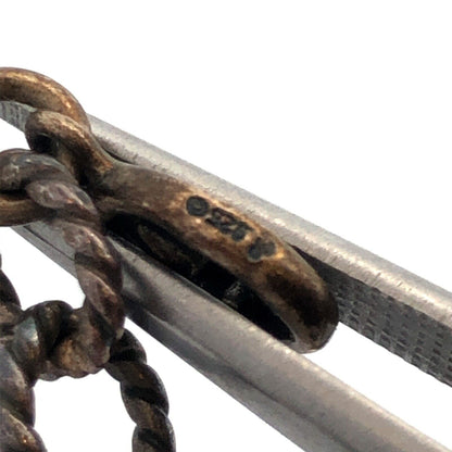 Carolyn Pollack 925 Sterling Silver Mixed Black & White Statement Bead Necklace