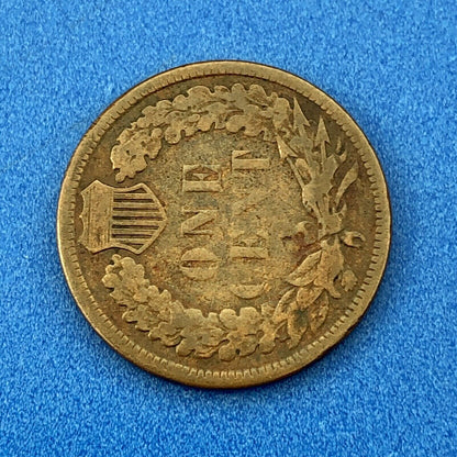 1883 Indian Head One Cent Penny Type 3 Bronze Better Key Philadelphia Coin