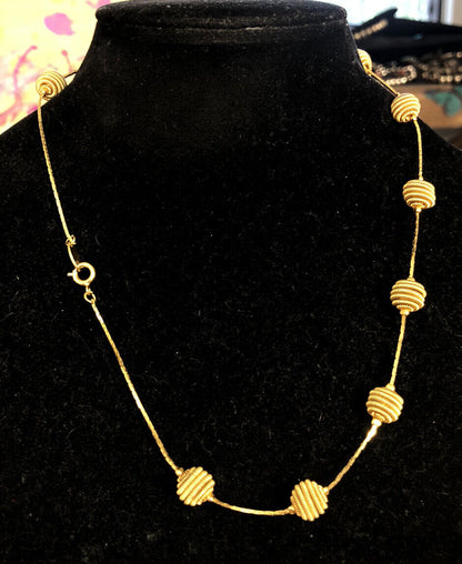 Estate Trifari Designer Beaded Modernist Swanky Lot Of 3 Layering Necklaces