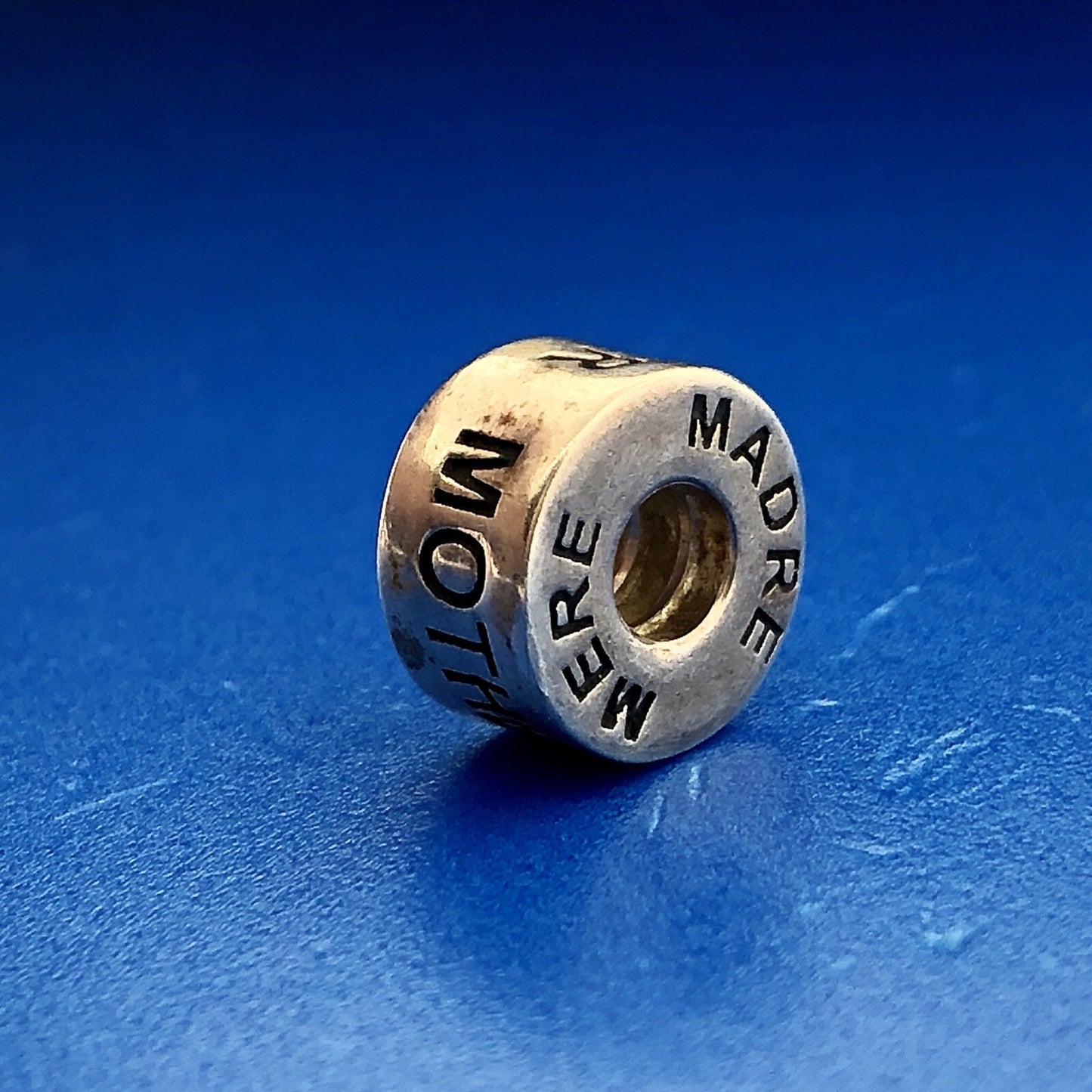 Authentic Chamilia Sterling Silver 925 Mother Madre Mere Bead Charm Retired