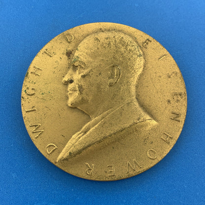 Lot of Two 2 Dwight D. Eisenhower Inauguration Commemorative Bronze Medals