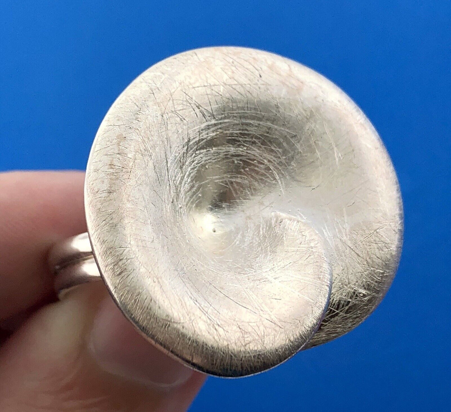 Karizia KA1772 Sterling Silver 925 Contemporary Floral Statement Cocktail Ring