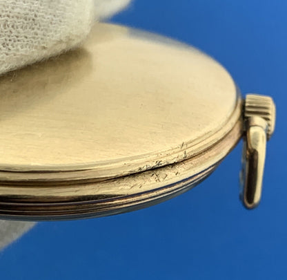 1950 Mid Century Elgin 10K Rolled Gold Grade 546 Model 5 Working Pocket Watch