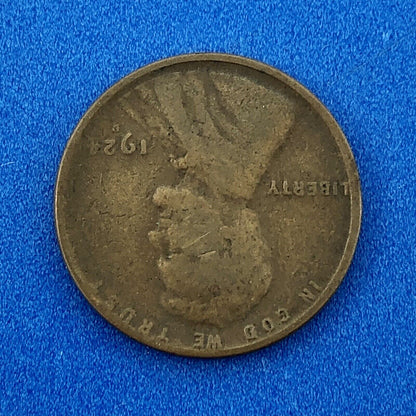 1924 D Lincoln Cent Wheat Ears Reverse Key Rare Better 1c Cent Penny Denver Coin