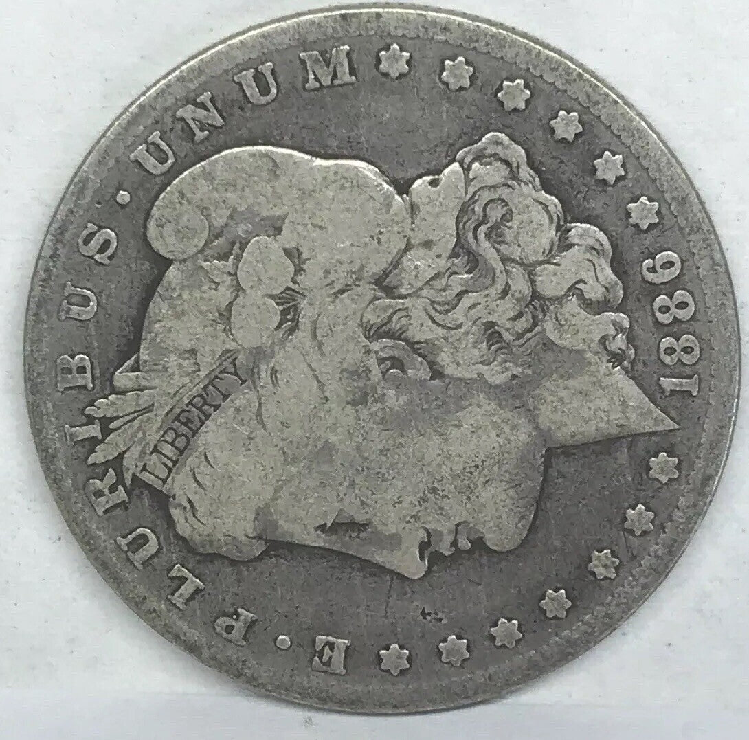 1886 O Morgan Silver Dollar Better Semi Key Date New Orleans Mint Coin #1