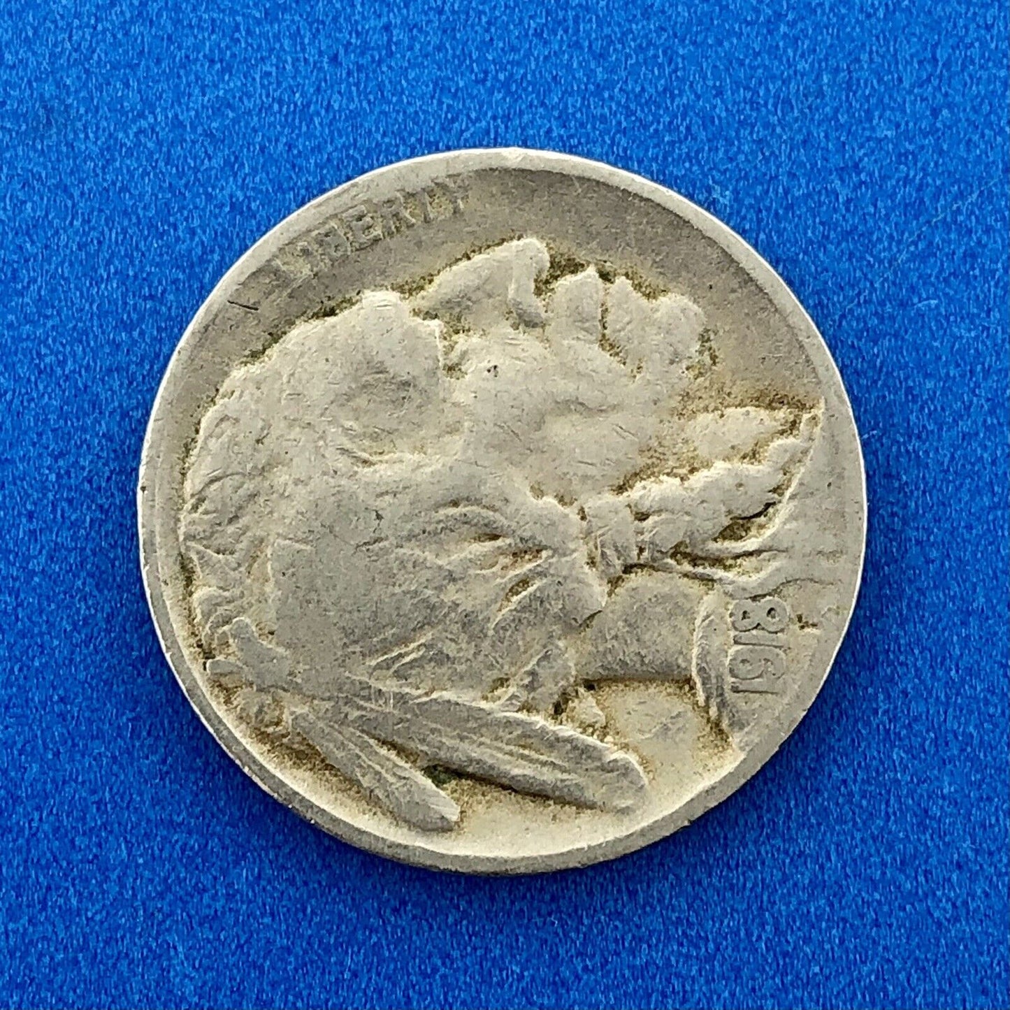 1918 P Indian Head Buffalo Nickel Better Key Scarce Philadelphia Mint Coin
