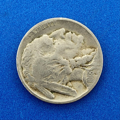 1918 P Indian Head Buffalo Nickel Better Key Scarce Philadelphia Mint Coin