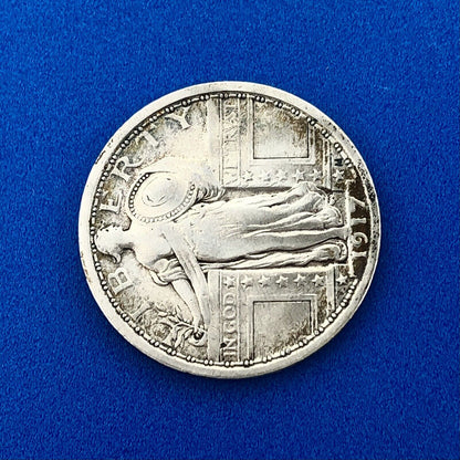 1917 P Standing Liberty Silver Quarter 25c Type 1 Philadelphia VF/XF Details