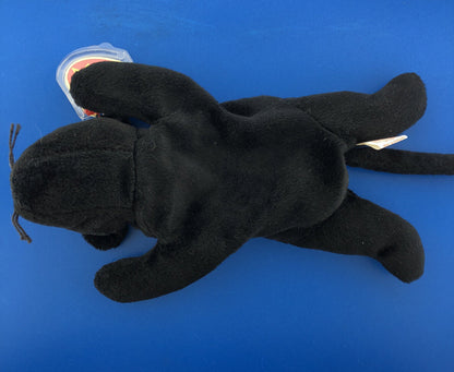1995 TY Beanie Baby Velvet The Panther Near Mint Condition Retired Errors- 4064