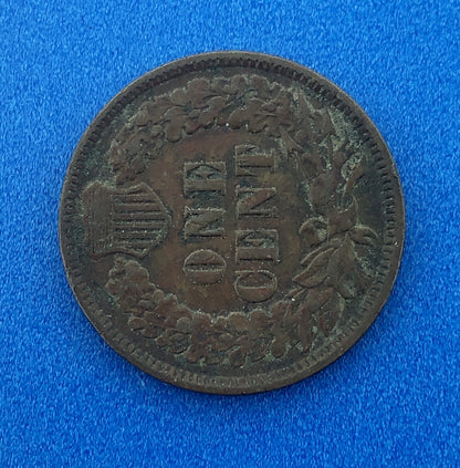 1896 Indian Head One Cent Penny Type 3 Bronze Better Key Philadelphia Coin