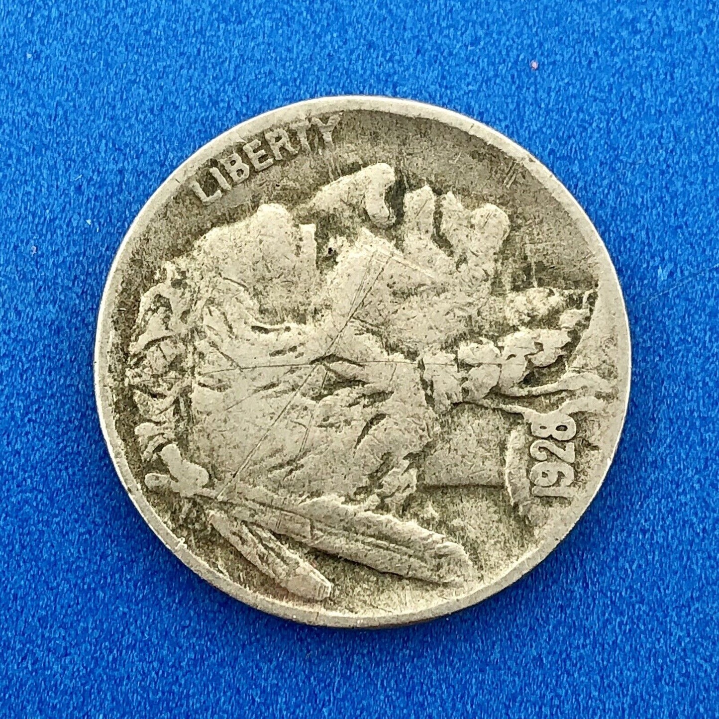 1928 S Indian Head Buffalo Nickel Better Key Scarce San Francisco Mint Coin
