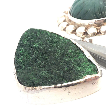 Designer Amy Kahn Russel Sterling Silver Carved Brazilian Agate Dangle  Earrings