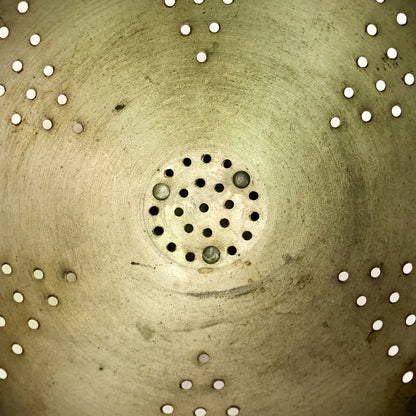 Vintage ODI Portugal Copper Brass Farm Wedding Country Kitchen Strainer Colander