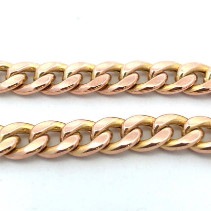 Designer AR Italy 14K Yellow Gold Cuban Link Chain Bracelet