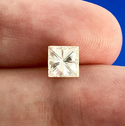 GIA Certified Square Modified Brilliant Synthetic Moissanite .98 Carat Weight