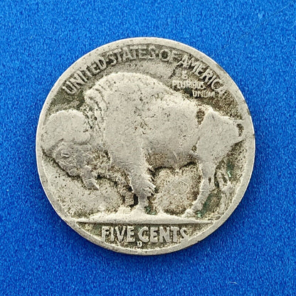 1916 D Indian Head Buffalo Nickel Better Key Scarce Denver Mint Coin
