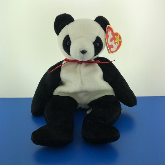 1997 TY Beanie Baby Fortune The Panda Near Mint Condition Retired Errors- 4196