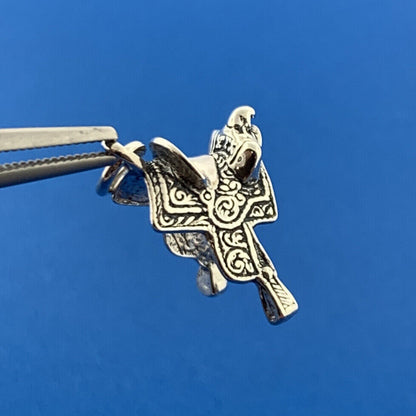 Vintage 925 Sterling Silver Saddle Dressage Horse Cowgirl Bracelet Pendant Charm