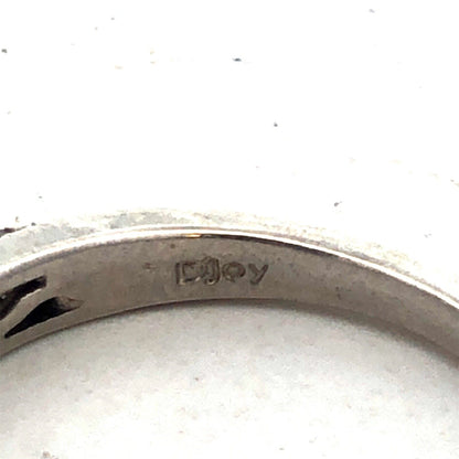 Designer DJoy 925 Sterling Silver Round Diamond Pave Anniversary Band Ring