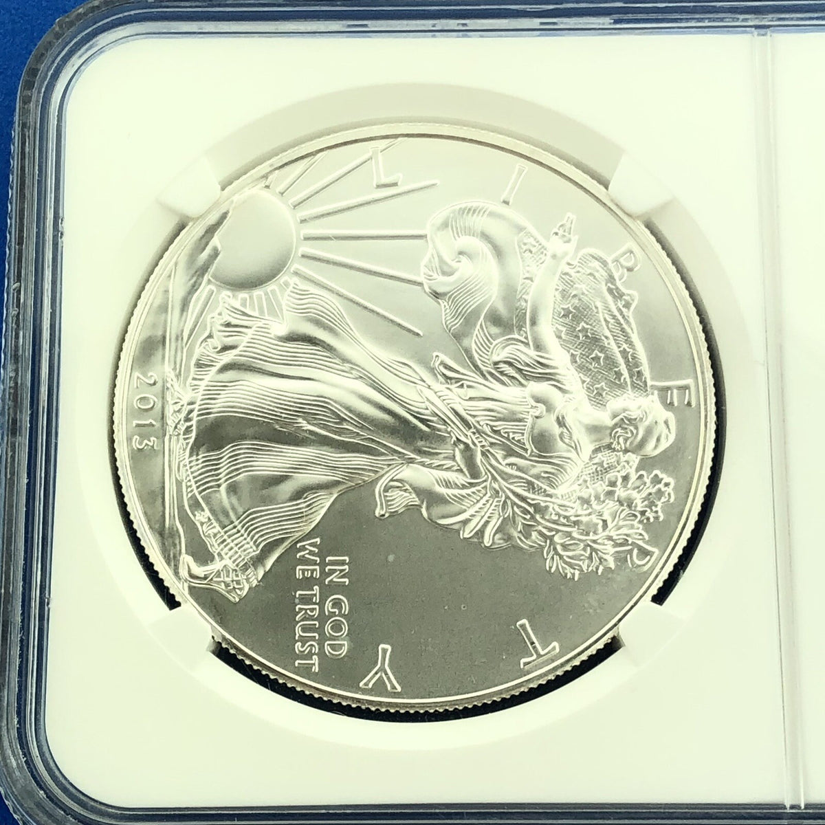 2013 W Silver Eagle 999 Fine Silver NGC MS 70 West Point Label Early Release