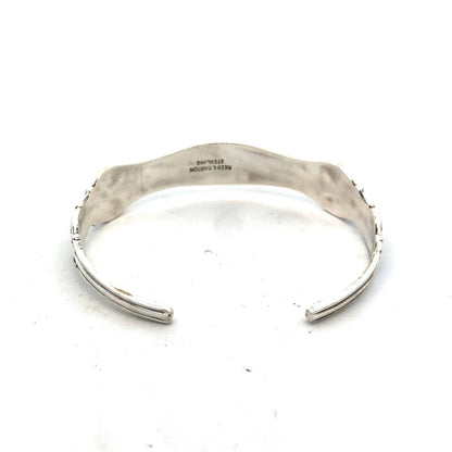 Vintage Reed & Barton 925 Sterling Silver Spoon Handle Open Cuff Bracelet
