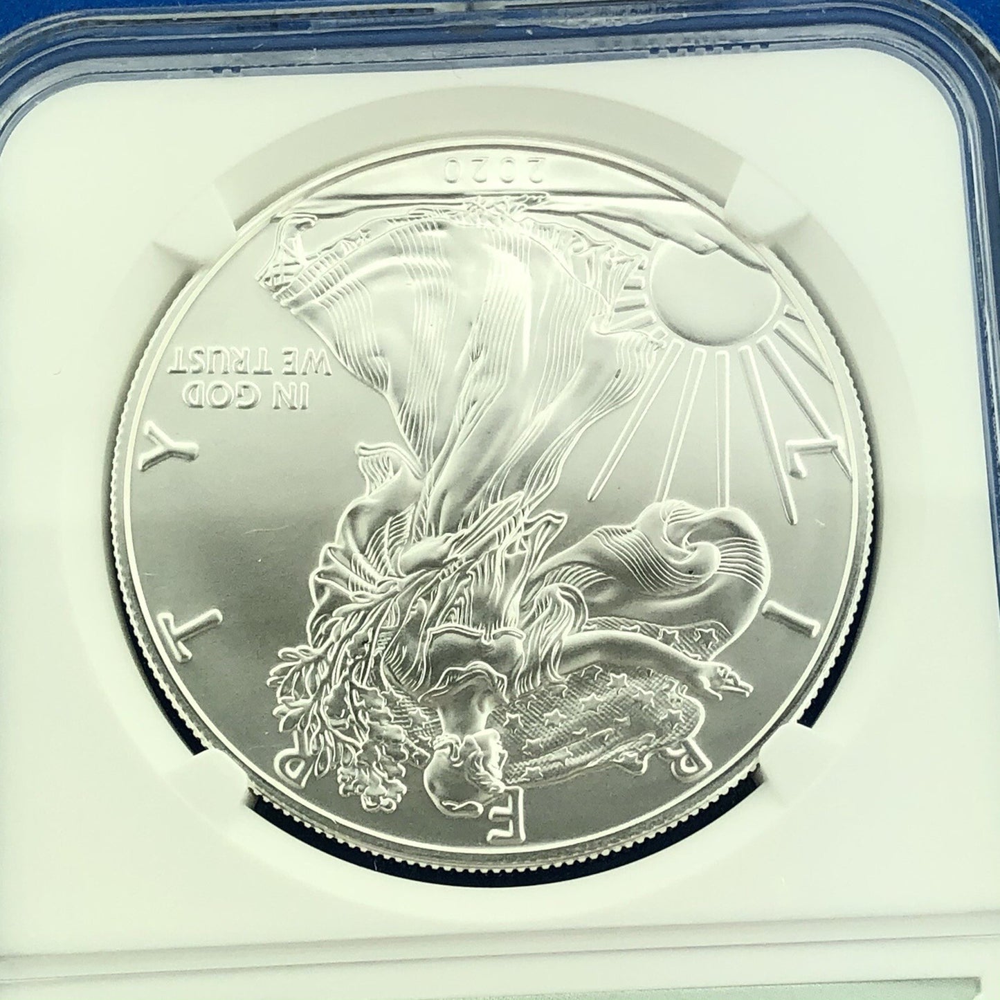 2020 U.S. State Series $1 American Silver Eagle NGC MS70 New Mexico 1 Oz w/COA