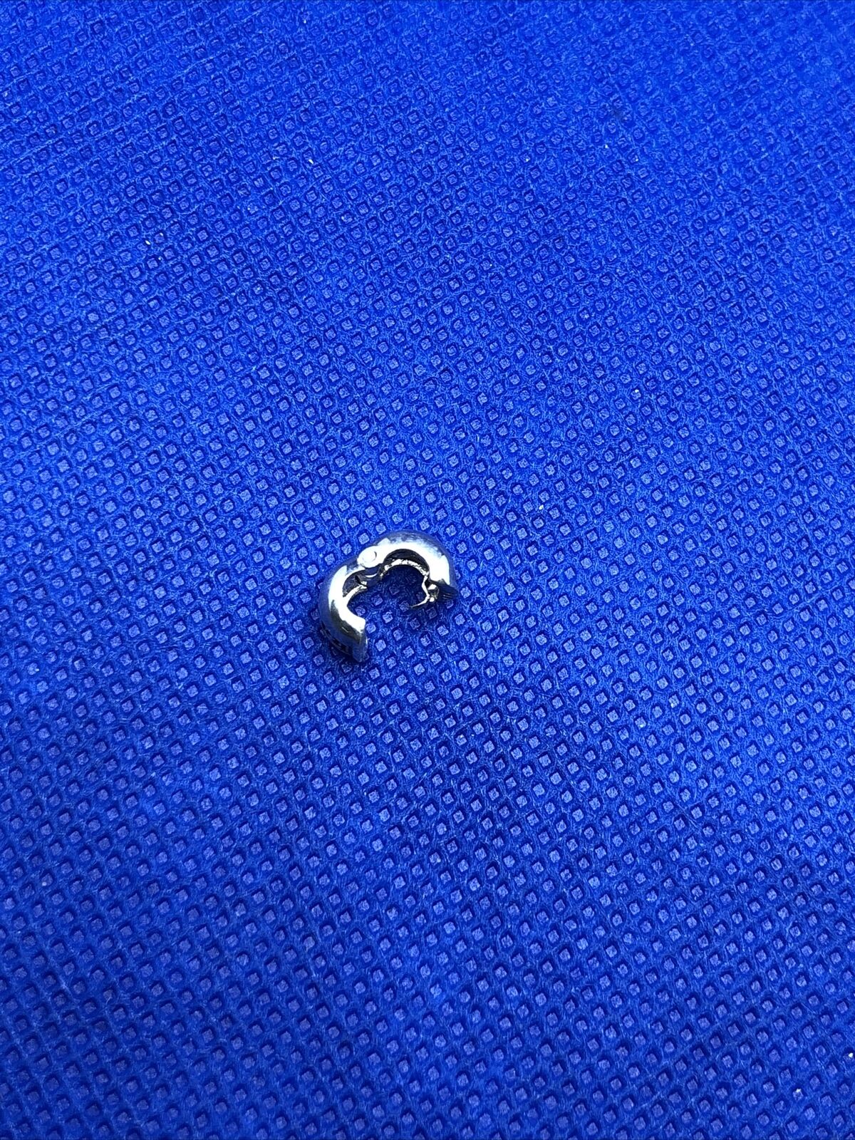 Authentic KALIA 925 Sterling Silver Petite Signature Slide Bracelet Clip Charm