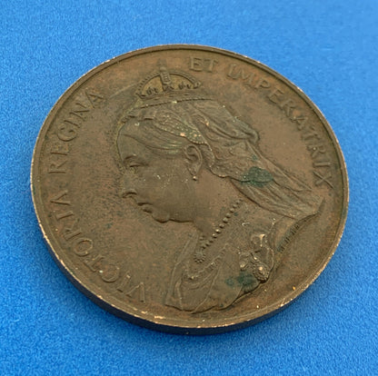 1837-1897 Queen Victoria Diamond Jubilee Large Bronze Medal