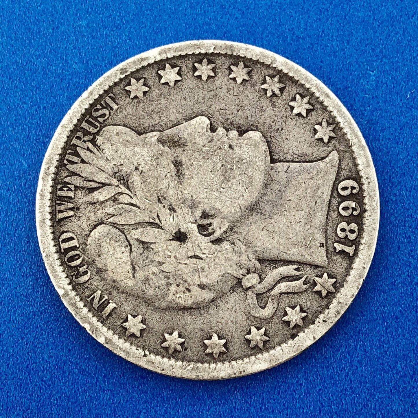 1899 P Barber Silver Half Dollar 50c Better Rare Key Philadelphia Mint Coin