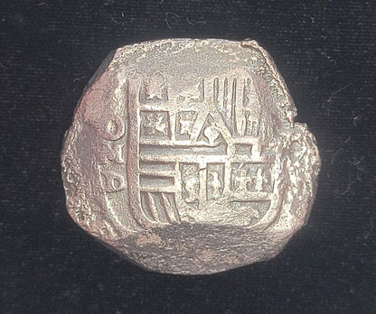 1618-1621 OMD Mexico 8 Reales Habsburg Shield/Cross of Jerusalem .931 Silver Cob