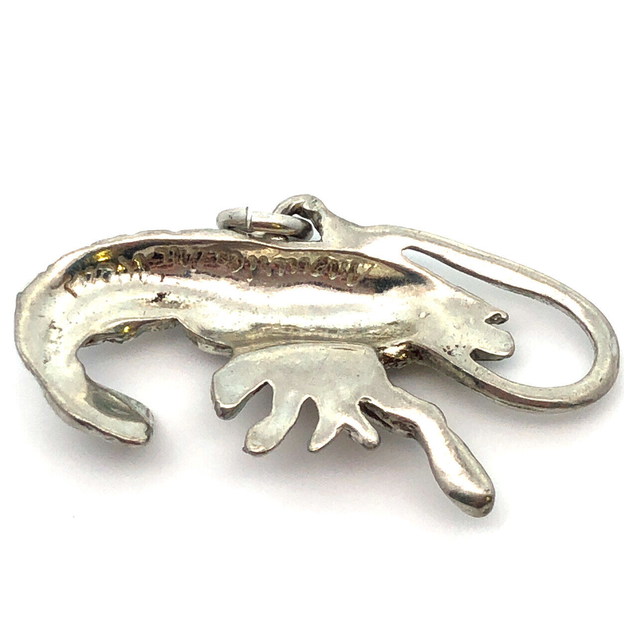 Designer Maurice Milleur Pewter Louisiana Collection Shrimp Charm Pendant