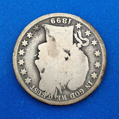 1899 O Silver Barber Half Dollar Better Key Date New Orleans Coin Rare Scarce