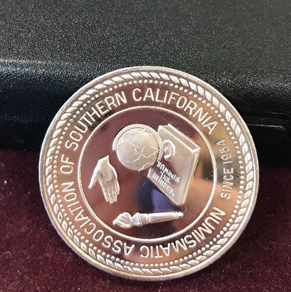 1987 Numismatic Association of Southern California Women in Numismatics .999 Rnd
